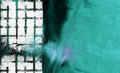 Image showing Grunge art style  textured abstract digital background