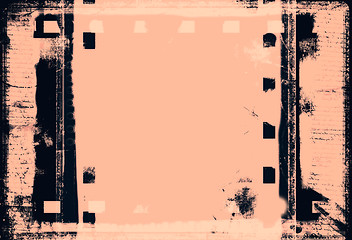 Image showing Grunge film frame with space for your text or image