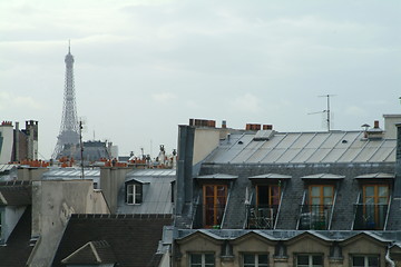 Image showing roofscape of paris