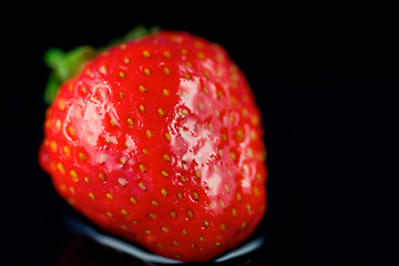 Image showing Strawberry macro