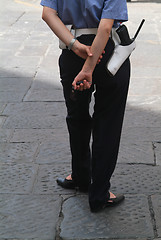 Image showing policewoman