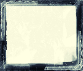 Image showing Grunge retro style abstract textured frame for your projects