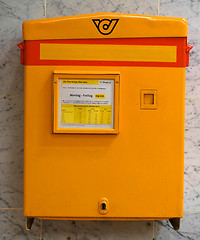 Image showing post box austria