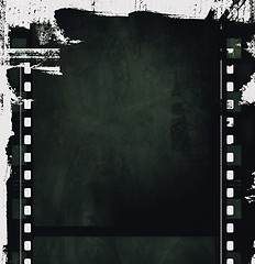 Image showing Grunge film frame with space for text or image