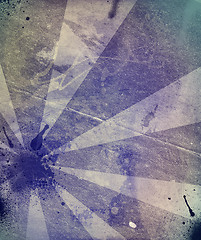 Image showing Grunge abstract textured  collage