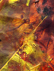 Image showing Abstract mixed media background or texture