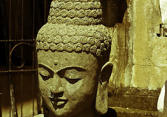 Image showing Balinese temple - God statue