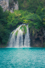 Image showing Waterfall at Plitvice Lakes