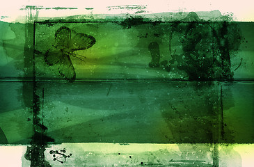 Image showing Grunge Floral background