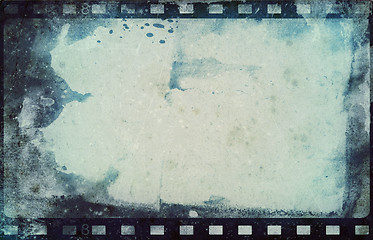 Image showing Grunge film frame with space for text or image