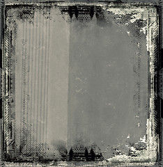 Image showing Grunge retro style frame for your projects