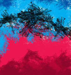 Image showing Abstract mixed media background or texture