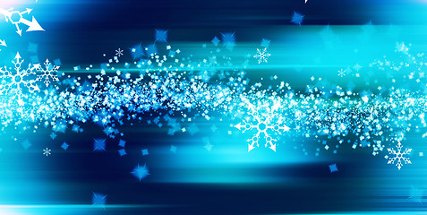 Image showing Abstract winter background with space for your text