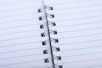 Image showing Spiral notebook