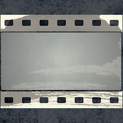 Image showing Grunge film frame with space for text or image