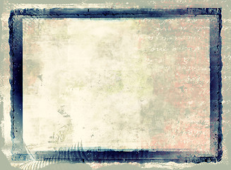 Image showing Grunge retro style frame for your projects