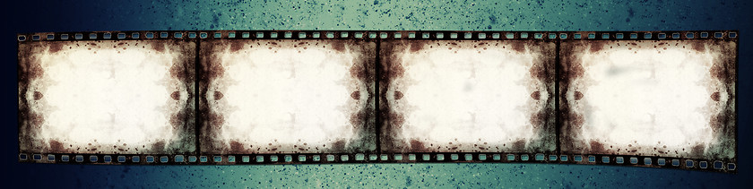 Image showing Grunge film frame with space for text or image