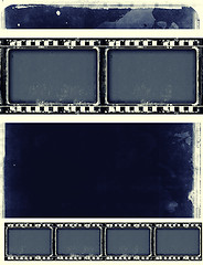 Image showing Grunge film frame with space for text or image