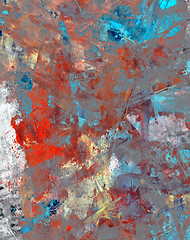 Image showing Abstract mixed media background or texture