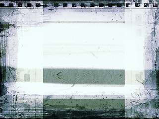 Image showing Grunge film frame with space for text or image