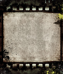 Image showing Grunge film frame with space for text or image