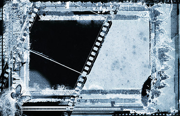 Image showing Grunge film frame