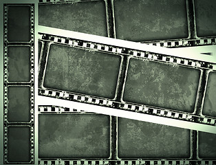 Image showing Grunge film frame with space for text or image