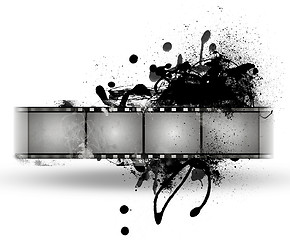 Image showing Grunge film frame