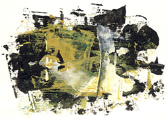 Image showing Grunge mixed media collage for your projects