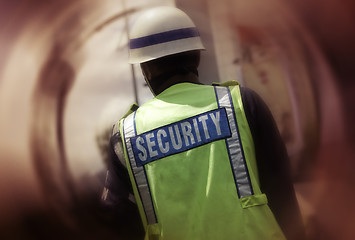 Image showing Security on urban street