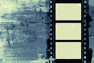 Image showing Grunge film frame with space for text or image