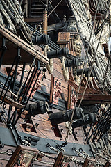 Image showing Old pirate ship