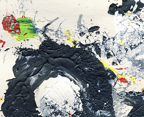 Image showing Abstract mixed media background or texture