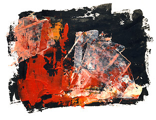 Image showing Abstract mixed media background or texture