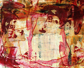 Image showing Abstract mixed media background or texture