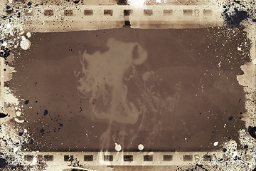 Image showing Grunge film frame with space for text or image