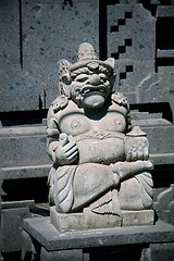 Image showing Balinese temple - God statue