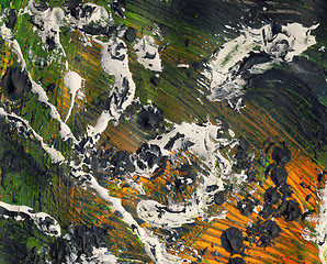 Image showing Abstract mixed media background or texture