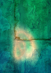 Image showing Grunge collage, watercolor style , great background or texture