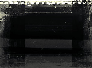 Image showing Grunge film frame