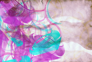 Image showing Grunge digitaly created texture or background