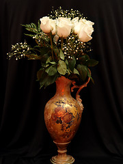 Image showing Bouquet of White Roses