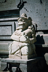 Image showing Balinese god statue