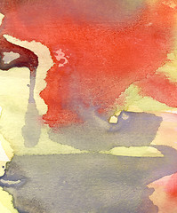 Image showing Abstract watercolor background