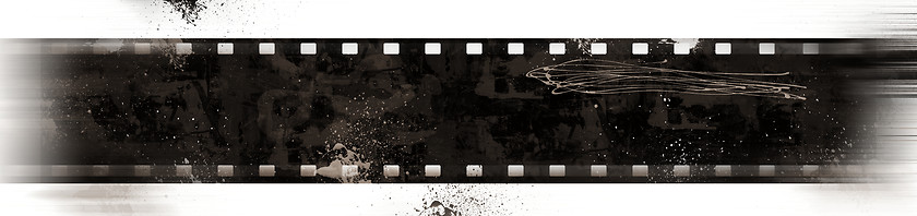 Image showing Grunge Film Frame with motion effect