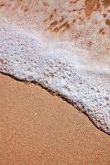 Image showing Tropical sand beach  background