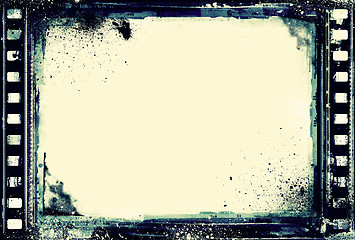 Image showing Grunge film frame with space for text or image