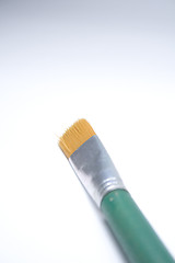 Image showing Artistic paint brush on white background