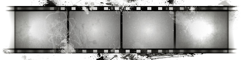 Image showing Grunge film frame with space for text or image