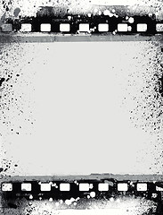 Image showing Grunge film frame with space for text or image